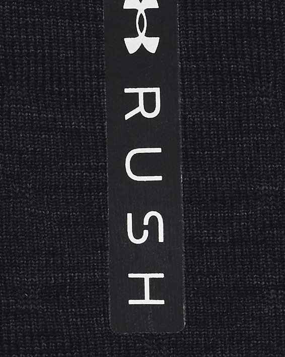 เสื้อแขนสั้น UA RUSH™ Seamless สำหรับผู้ชาย in Black image number 4