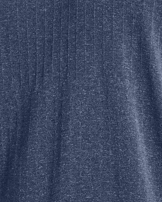 Men's UA RUSH™ Seamless Short Sleeve in Blue image number 0