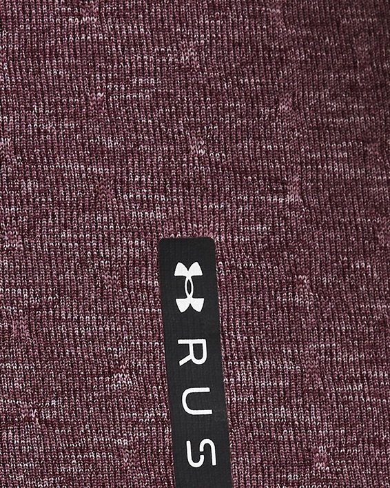 Men's UA RUSH™ Seamless Short Sleeve in Maroon image number 3