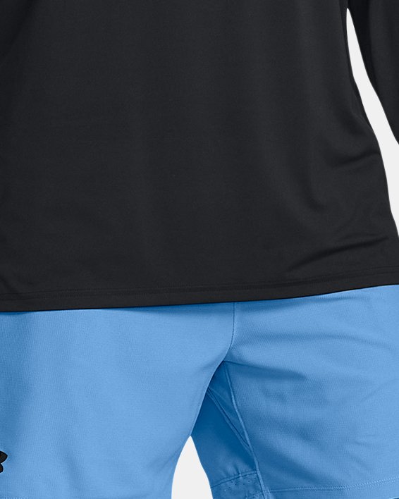 Men's UA Vanish Woven 2-in-1 Shorts in Blue image number 2