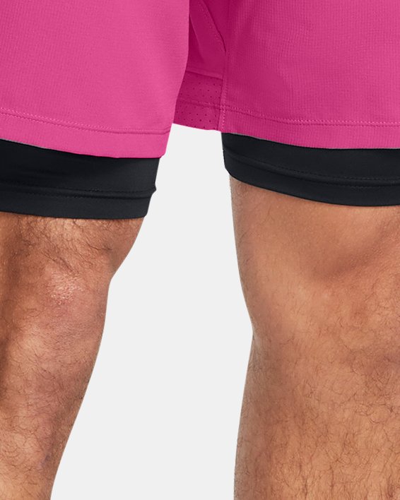 Men's UA Vanish Woven 2-in-1 Shorts, Pink, pdpMainDesktop image number 0