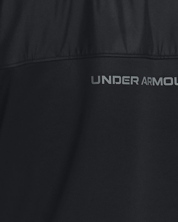 Herren Armour Fleece® Storm Hoodie mit durchgehendem Zip, Black, pdpMainDesktop image number 1