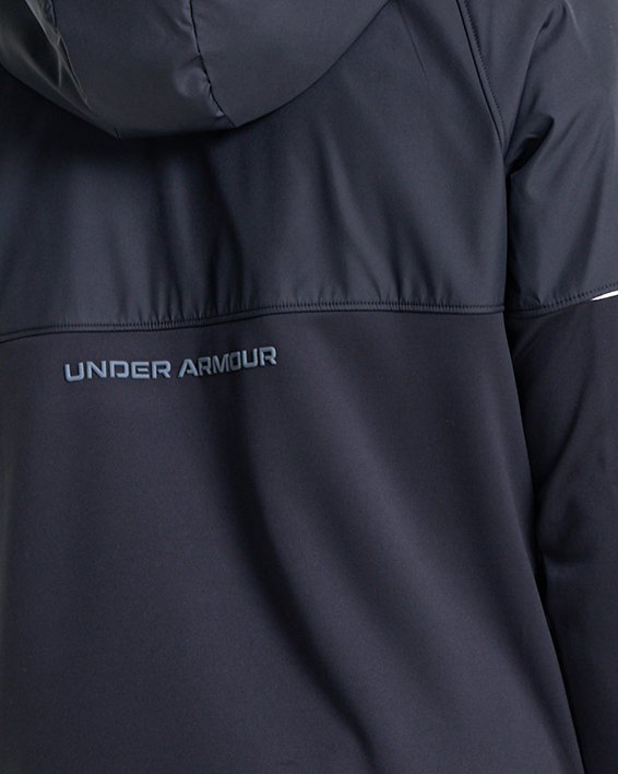 เสื้อฮู้ด Armour Fleece® Storm Full-Zip สำหรับผู้ชาย in Black image number 1