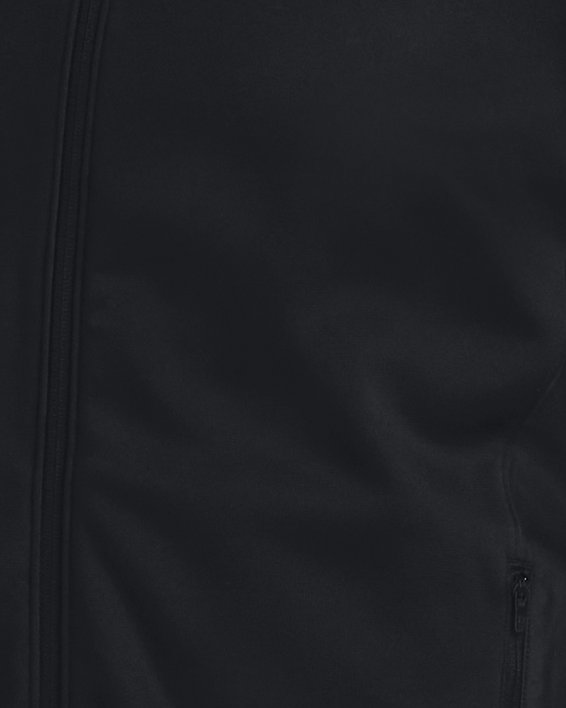 Herren Armour Fleece® Storm Hoodie mit durchgehendem Zip, Black, pdpMainDesktop image number 0
