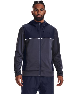 Veste sans manches à capuche Armour® Fleece Storm pour hommes | Under Armour