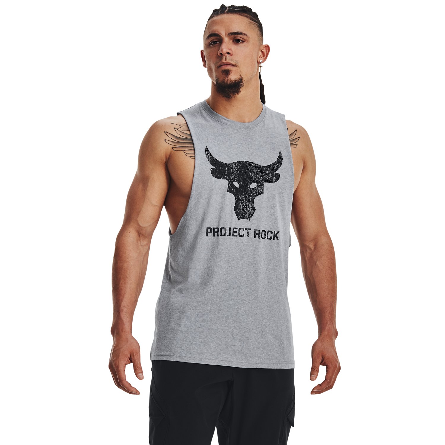 Camiseta sin mangas Project Brahma Bull para hombre | Under Armour
