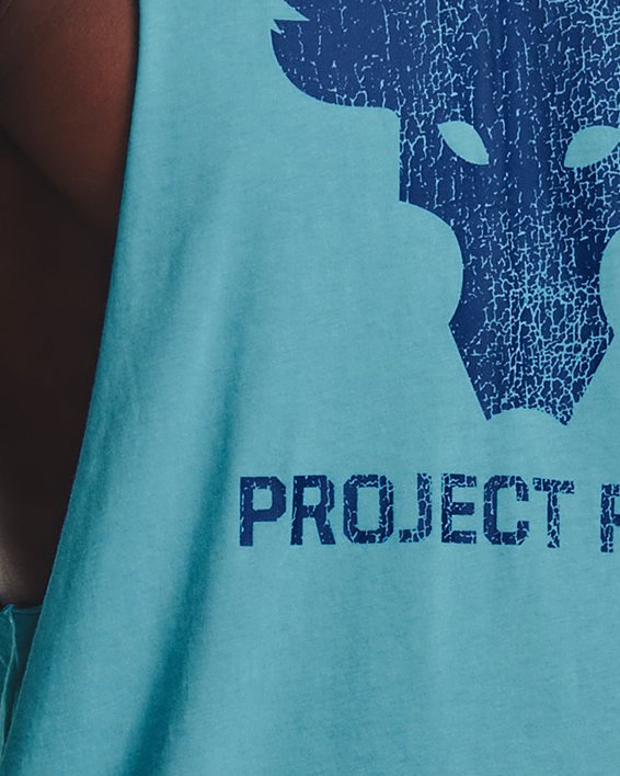 Men's Project Rock Brahma Bull Tank, Blue, pdpMainDesktop image number 0