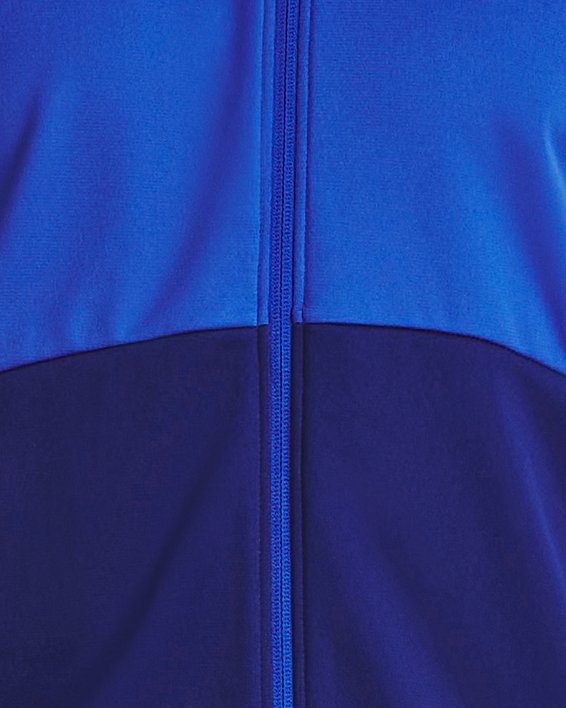 남성 UA 트리코 재킷 in Blue image number 0