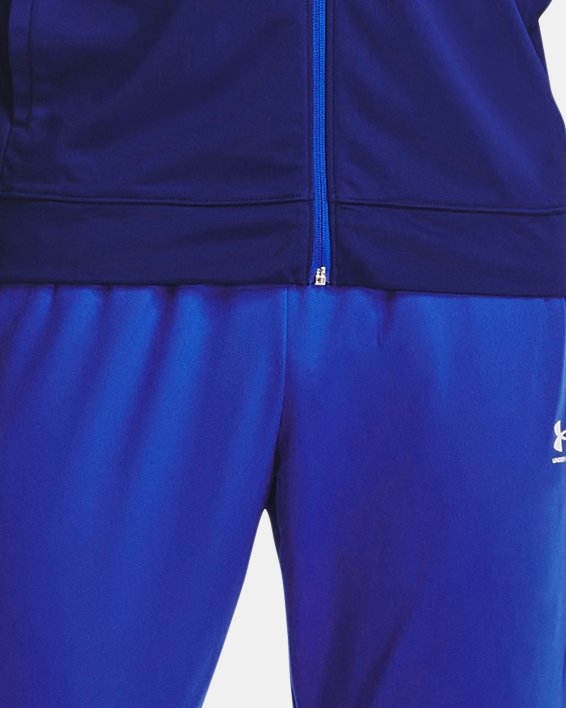 남성 UA 트리코 재킷 in Blue image number 2