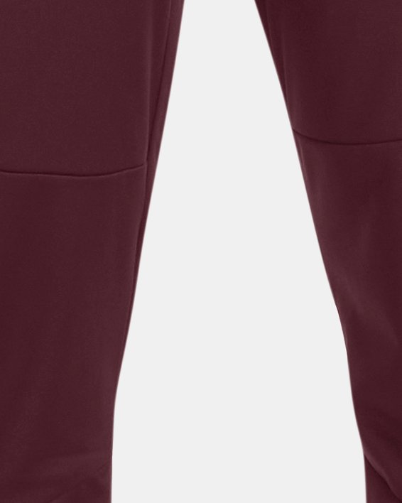 Men's UA Tricot Track Pants, Maroon, pdpMainDesktop image number 0