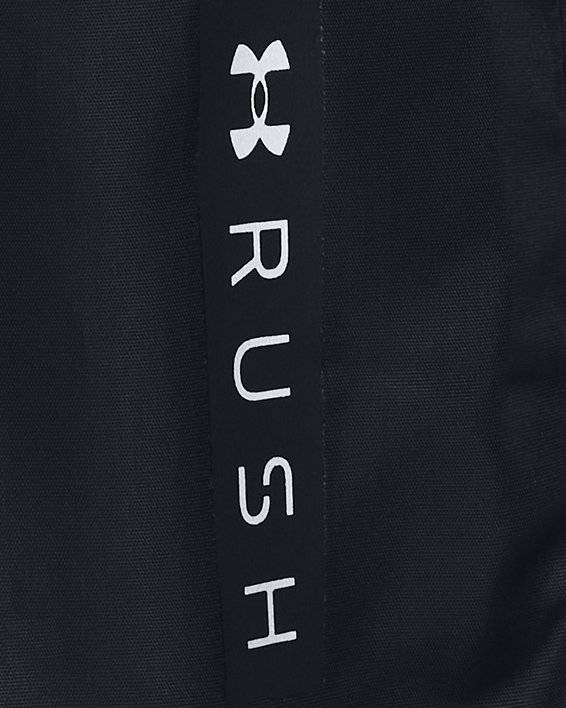 Men's UA RUSH™ Woven Full-Zip in Black image number 4