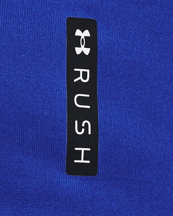 Men's UA RUSH™ SmartForm Mock Long Sleeve, Blue, pdpMainDesktop image number 4