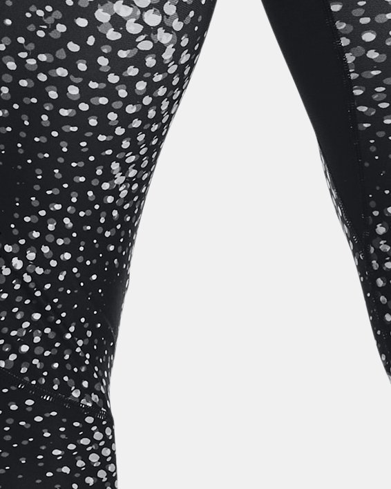 Men's HeatGear® Printed Leggings, Black, pdpMainDesktop image number 1