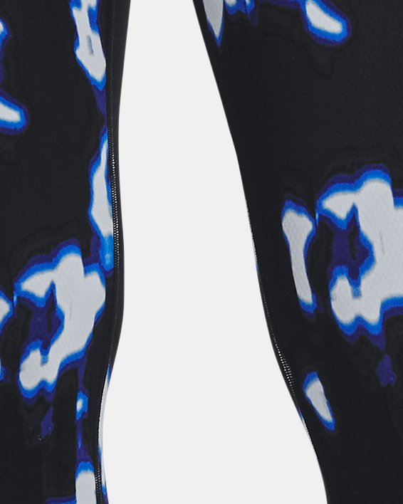Printed leggings in black/blue