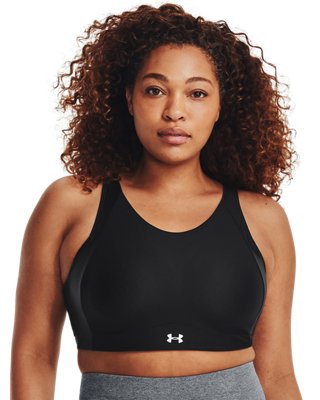 Women's UA Infinity Mid High Neck Shine Sports Bra Under Armour ID