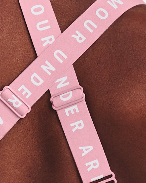 Sujetador Deportivo UA Infinity High Zip para Mujer, Pink, pdpMainDesktop image number 1
