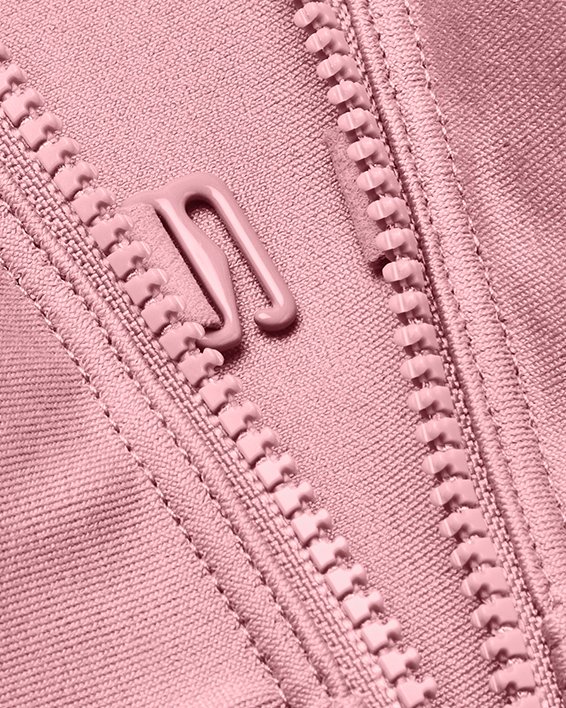 Sujetador Deportivo UA Infinity High Zip para Mujer, Pink, pdpMainDesktop image number 9