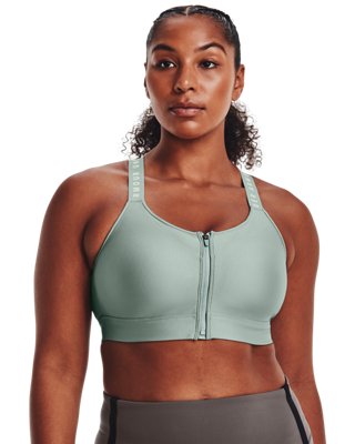 under armour zip bra