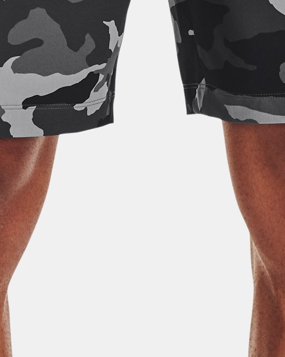 Under Armour Men's Elite Cargo Printed Shorts - Gray, MD
