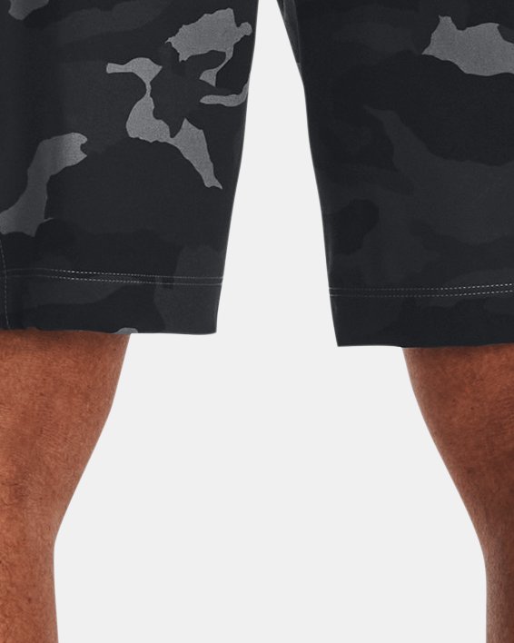 Under Armour Men's Elite Cargo Printed Shorts - Gray, Sm