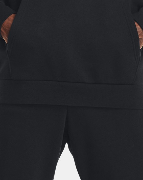Sweat à capuche UA Essential Fleece pour homme, Black, pdpMainDesktop image number 2