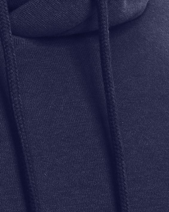 Sudadera con capucha UA Essential Fleece para hombre, Blue, pdpMainDesktop image number 3