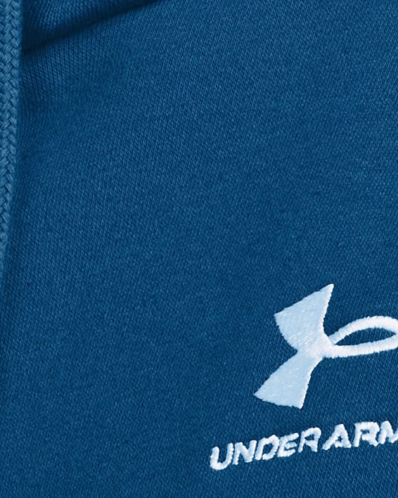 Sudadera con capucha de tejido Fleece UA Essential para hombre, Blue, pdpMainDesktop image number 3