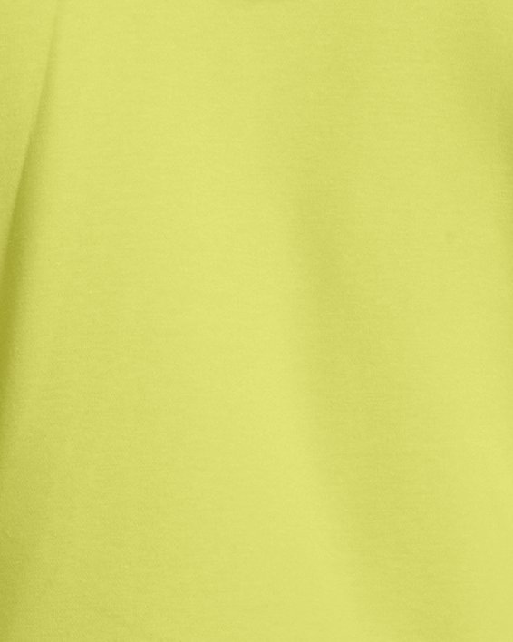 Men's UA Icon Fleece Hoodie, Yellow, pdpMainDesktop image number 1