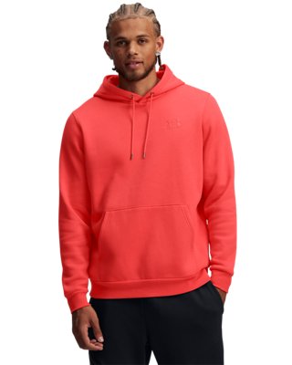 Sudadera con capucha UA Icon Fleece para hombre, Orange, pdpMainDesktop image number 0