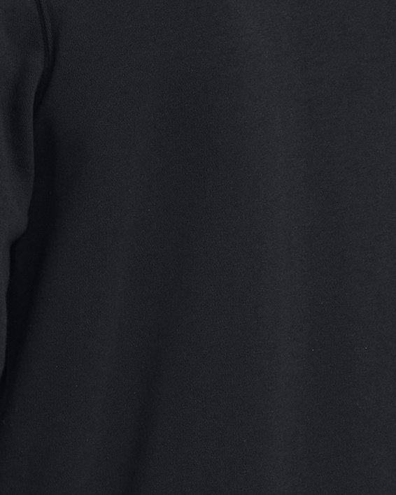 Herenhoodie UA Essential Fleece met volledige rits, Black, pdpMainDesktop image number 1