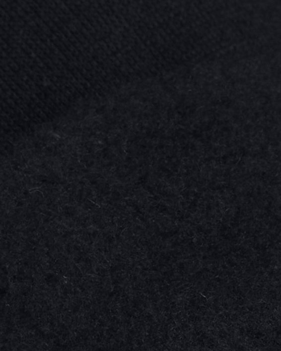 Felpa con cappuccio UA Essential Fleece Full Zip da uomo, Black, pdpMainDesktop image number 4