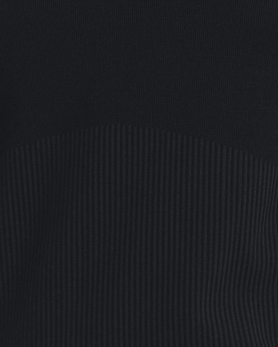 Women's UA RUSH™ Seamless Short Sleeve in Black image number 1