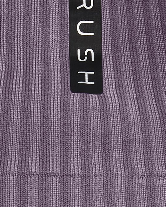 Damesshirt UA RUSH™ Seamless met korte mouwen, Purple, pdpMainDesktop image number 3