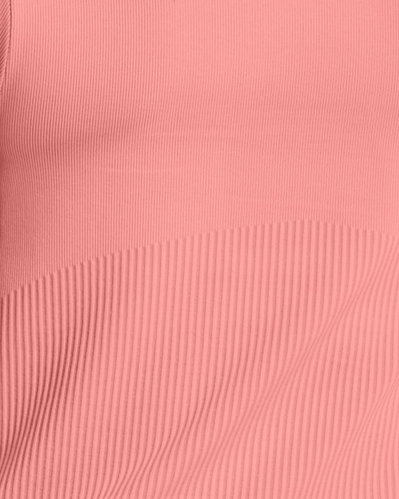 Women's UA RUSH™ Seamless Short Sleeve in Pink image number 1