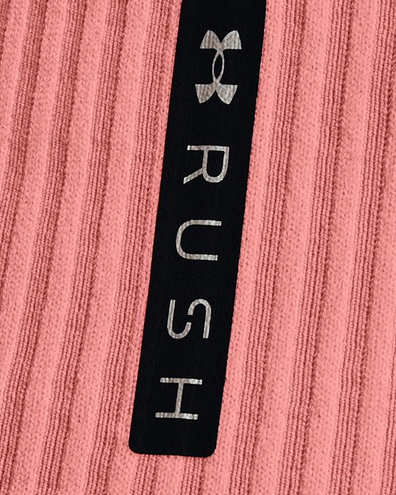 Women's UA RUSH™ Seamless Short Sleeve in Pink image number 3