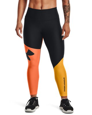 under armour orange leggings