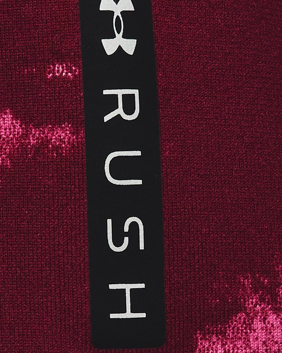 Playera de manga corta con estampado UA RUSH™ Energy para mujer, Red, pdpMainDesktop image number 3