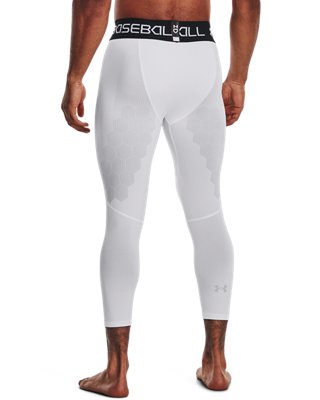 white under armour compression pants