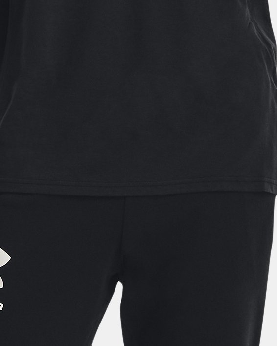 Men's UA Tri-Globe Short Sleeve in Black image number 2