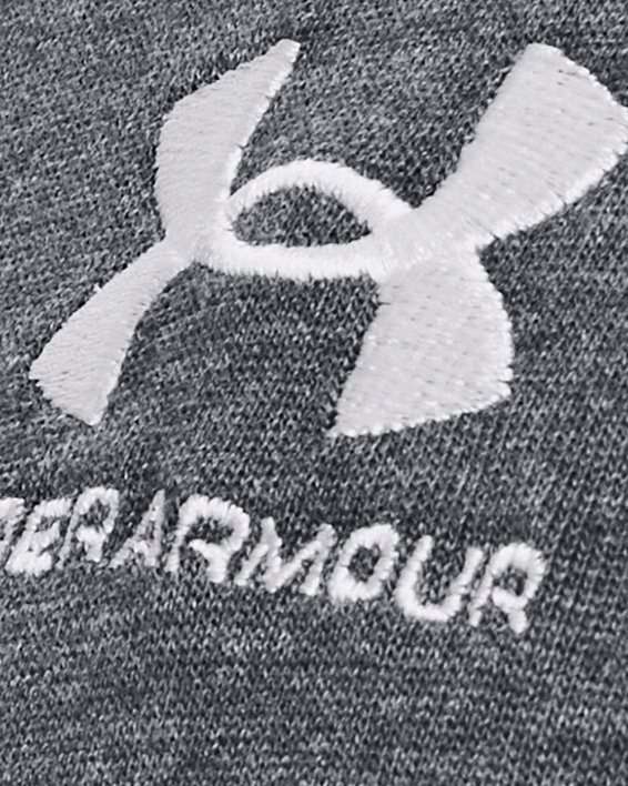 Men's UA Logo Embroidered Heavyweight Short Sleeve image number 3