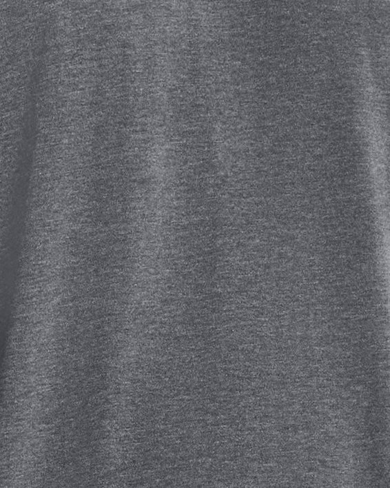 Men's UA Logo Embroidered Heavyweight Short Sleeve, Gray, pdpMainDesktop image number 0