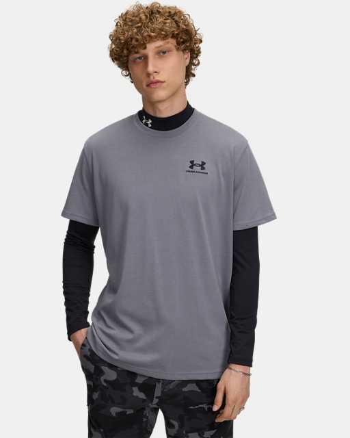 Men's UA Logo Embroidered Heavyweight Short Sleeve Men's UA Logo Embroidered Heavyweight Short Sleeve