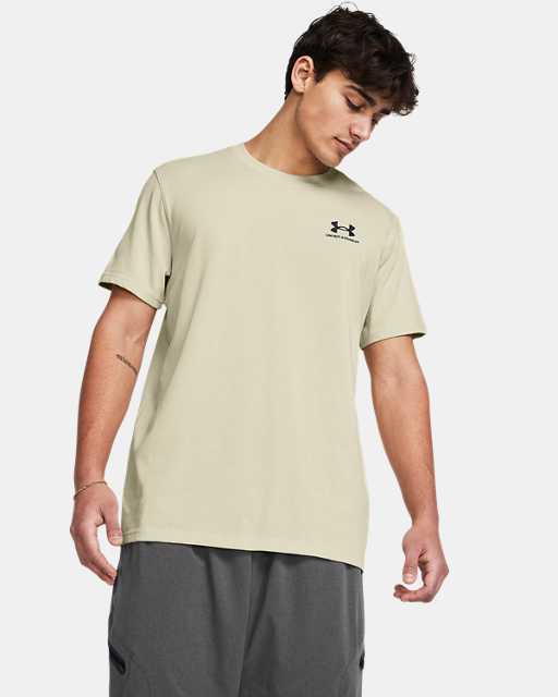 Men's UA Logo Embroidered Heavyweight Short Sleeve Men's UA Logo Embroidered Heavyweight Short Sleeve