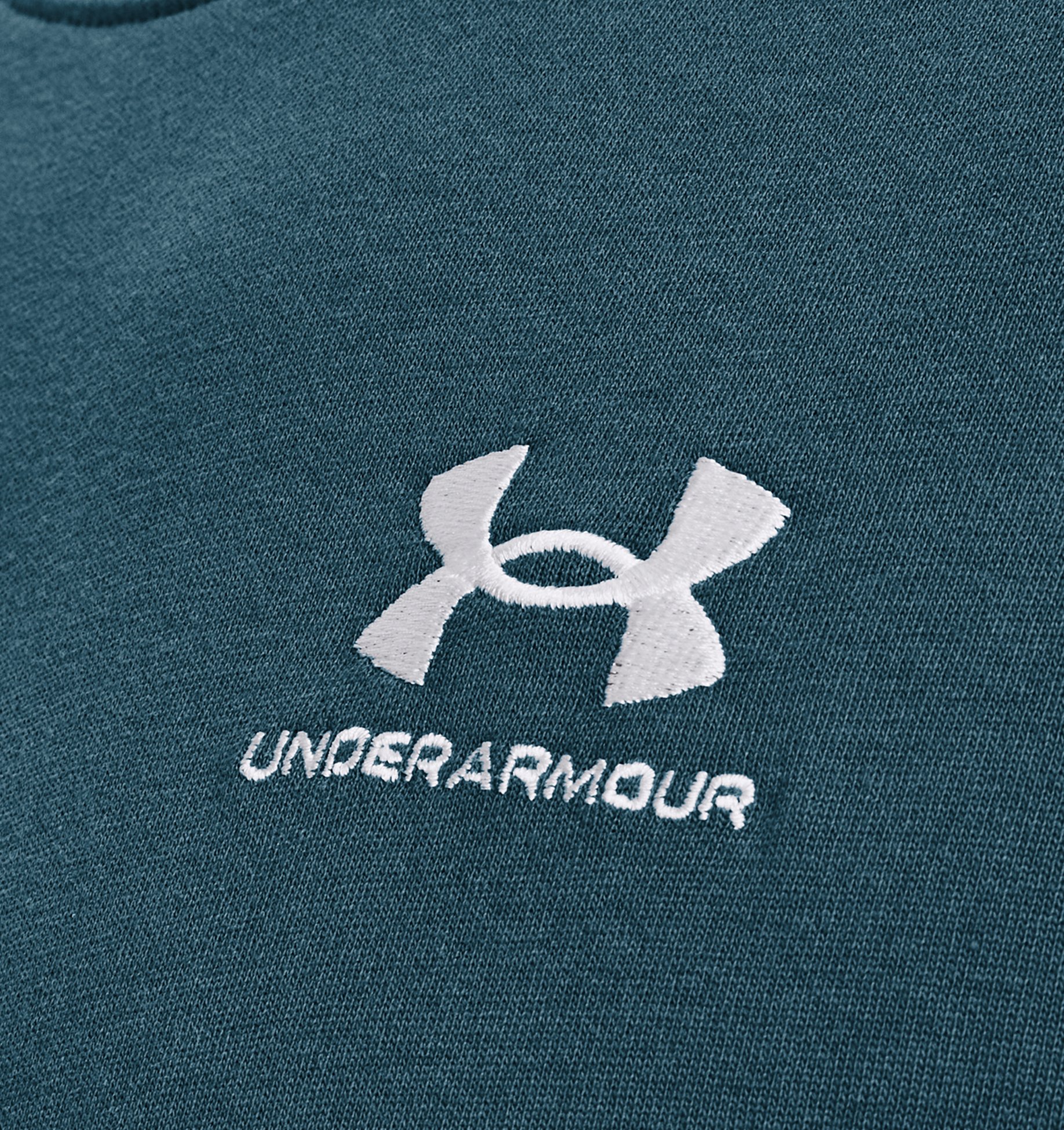 Maglia a maniche corte UA Logo Embroidered Heavyweight da uomo