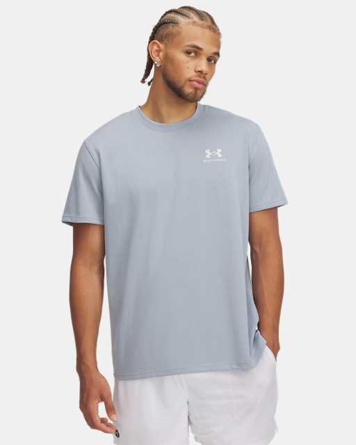 Men's UA Logo Embroidered Heavyweight Short Sleeve Men's UA Logo Embroidered Heavyweight Short Sleeve
