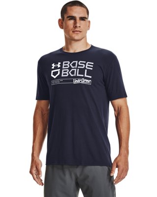 Men's UA Wordmark Baseball Short Sleeve
