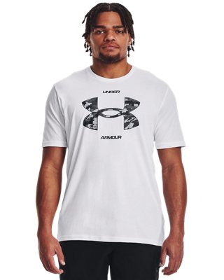 남성 UA 카모 필 로고 반팔