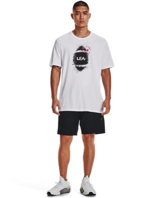 Men's UA Brush Stroke Football Short Sleeve image number 2