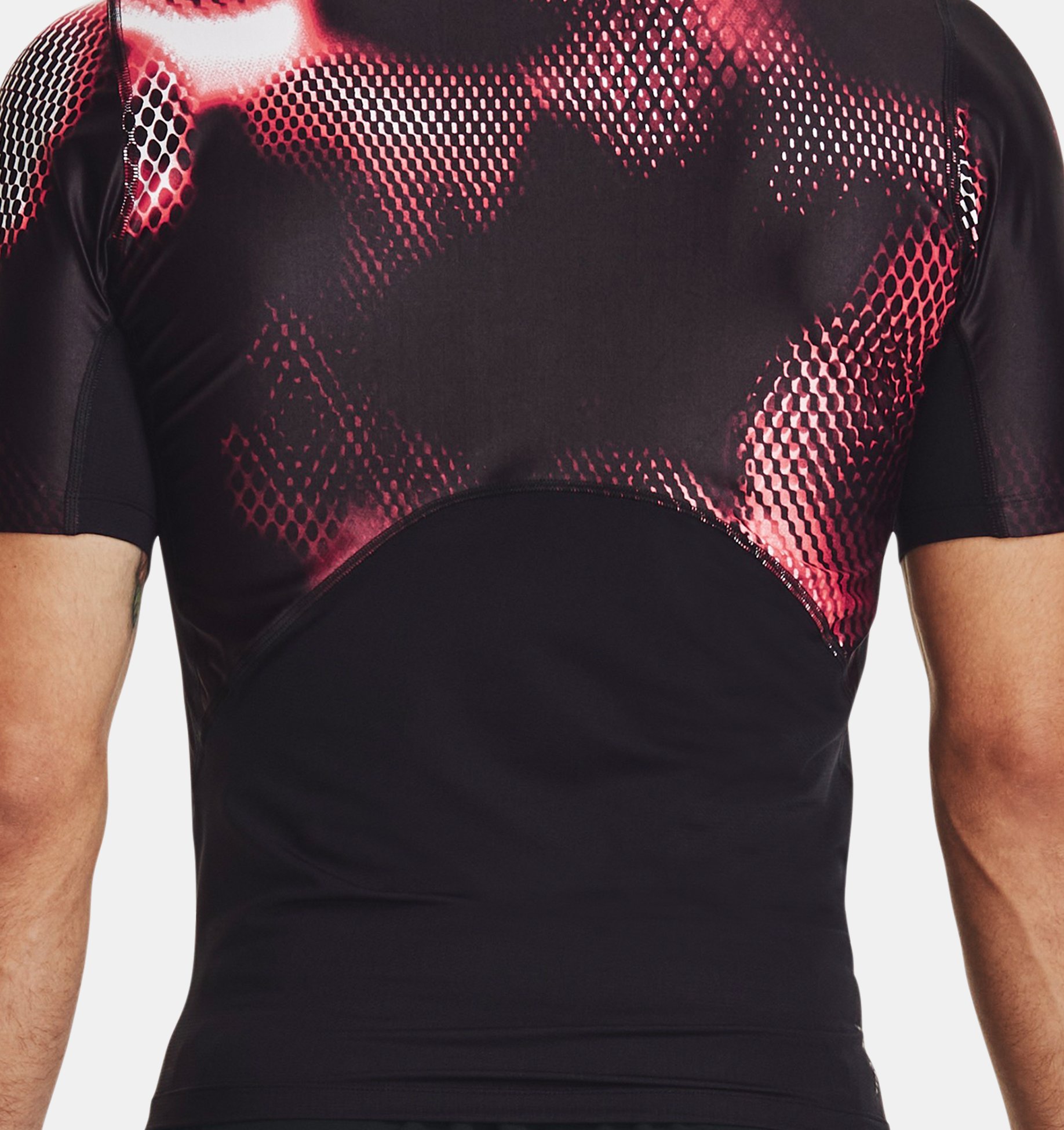cuenta pub afijo Men's UA Iso-Chill Compression Printed Short Sleeve | Under Armour