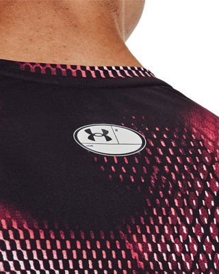 男士UA Iso-Chill Compression印花短袖T恤 image number 3